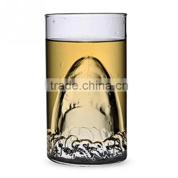 300ML New Sharks Cup Handmade Glass Beer Mug photo-2