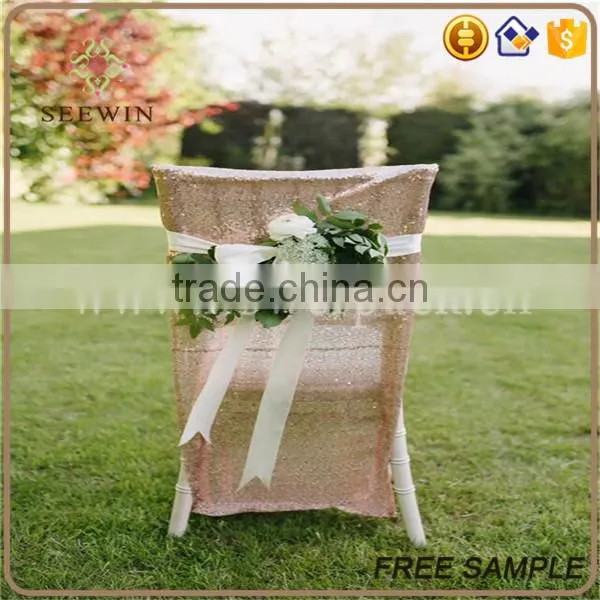Shining Spandex Sequin Chair Cover for Bauquet/wedding photo-5