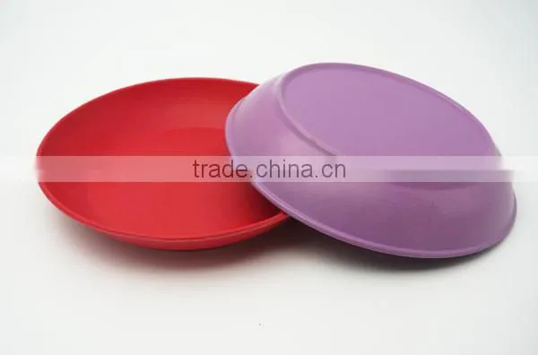 Wholesale Ecofriendly Bio Bamboo Fibre Plate Dishes photo-6