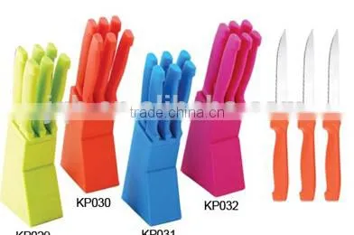 Plastic Handle Stainless Steel Knife Set photo-4