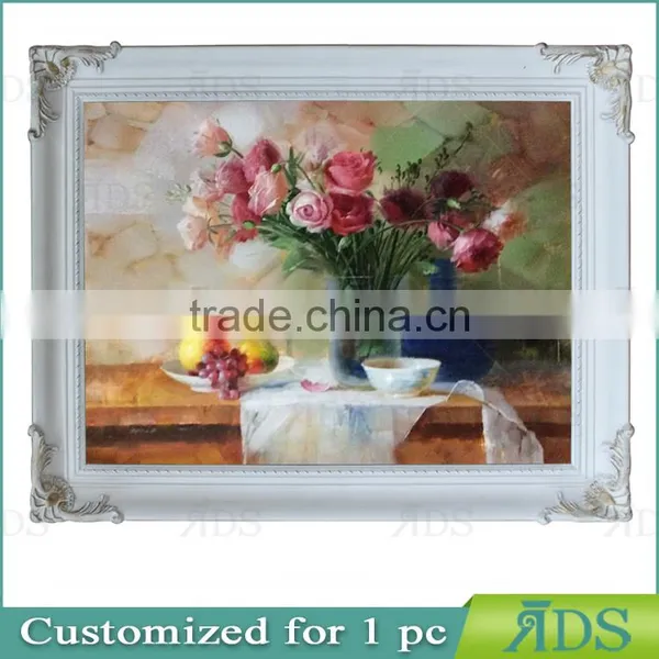 Popular Modern Rose Flower Oil Painting On Canvas photo-2