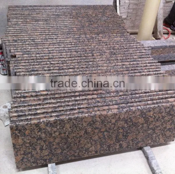 Beautiful Polished Baltic Brown Granite Kitchen Countertop photo-3