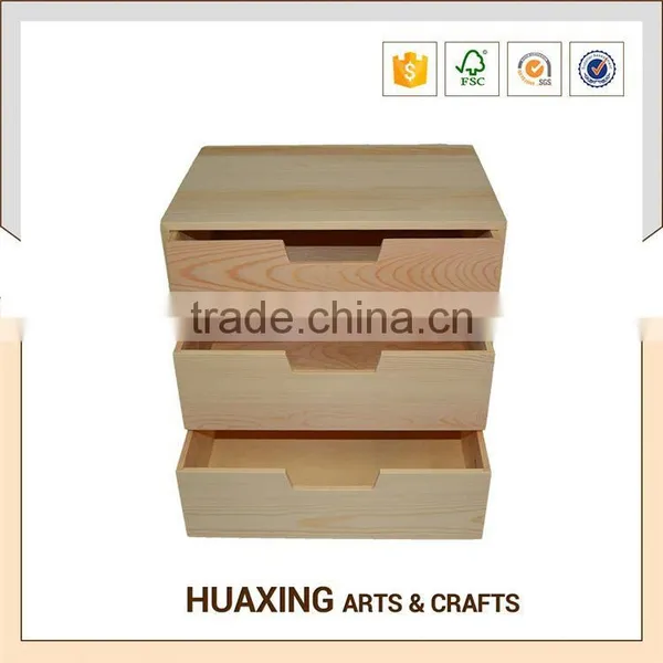Natural Pine Wood Wooden Drawers photo-5