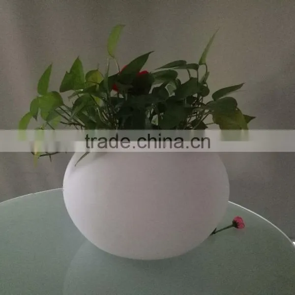 Infrared Remote Control PE Plastic Display Led Flower Pots photo-5