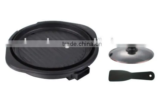 Mini Cast Aluminium Electric Grill Pan Frying Pan Skillet 11'' photo-5