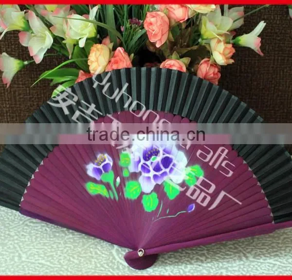Beautiful Bamboo Printting Hand Fan photo-2