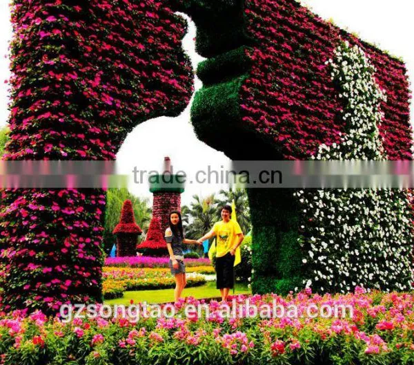 Artificial Plant Wall for Outdoor Decorative Plant Wall photo-3