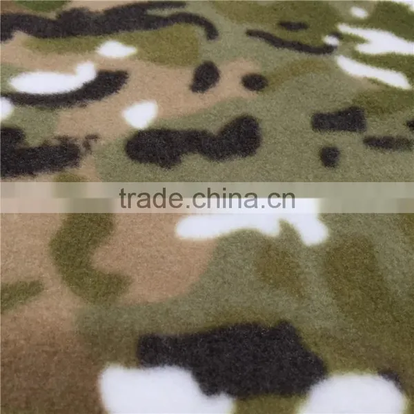 Cheap Polyester Softtextile Printed Polar Fleece Fabric photo-3