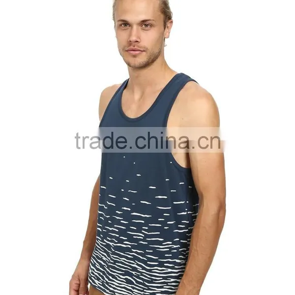 Cheap Oversized Modal Hemp Tank Tops for Men in Bulk photo-2