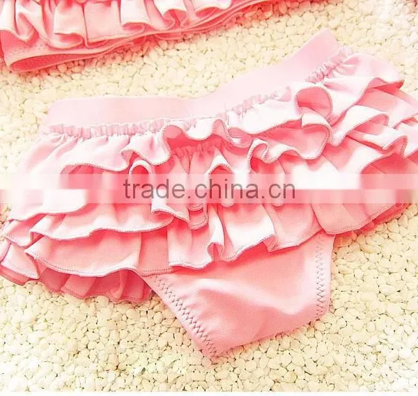 Romantic Purple Swimsuit Two Piece Set Ruffled Bikini Summer Beach Wear photo-5