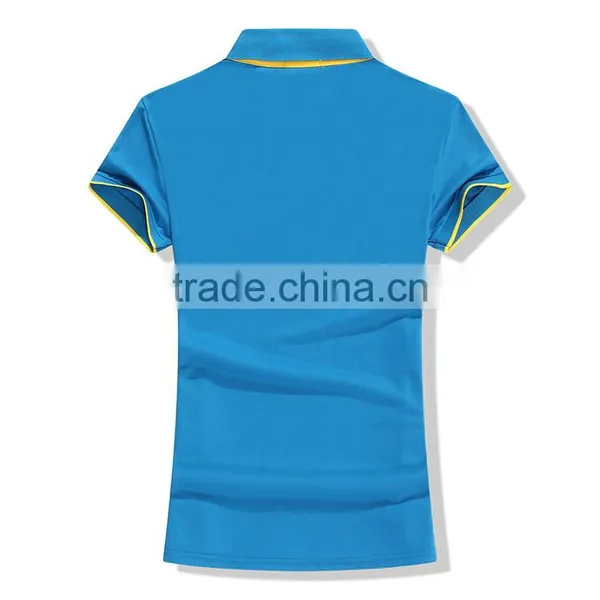 T Shirt Manufacturing China 100 Cotton Custom Ladies Polo Shirt photo-3