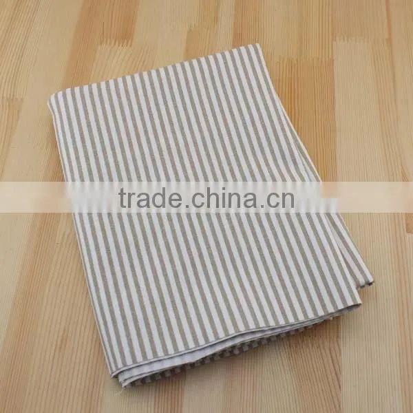 Fashion Gold Print Plaid Stripe Cotton Jute Fabric for Shirt photo-5