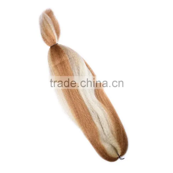 2016 Best Selling Hair Extension Type and Synthetic Hair Material Grey Ombre Jumbo Braid Braiding Hair photo-4