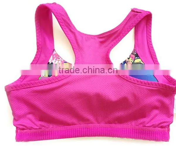 Fashion High Impact Sublimated Reversible Racerback Sports Bra photo-6
