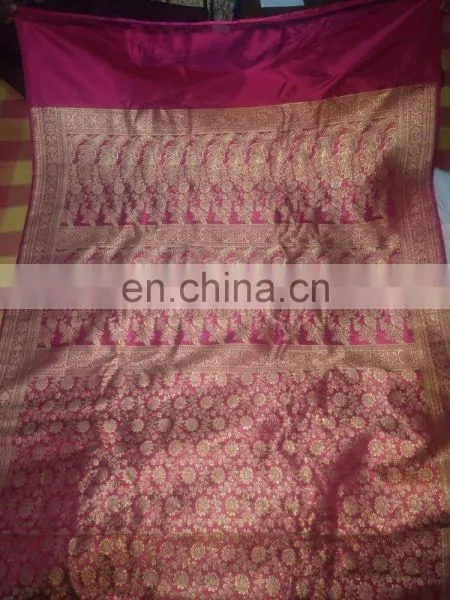 HAND LOOM SILK JUNGLA SAREE photo-6