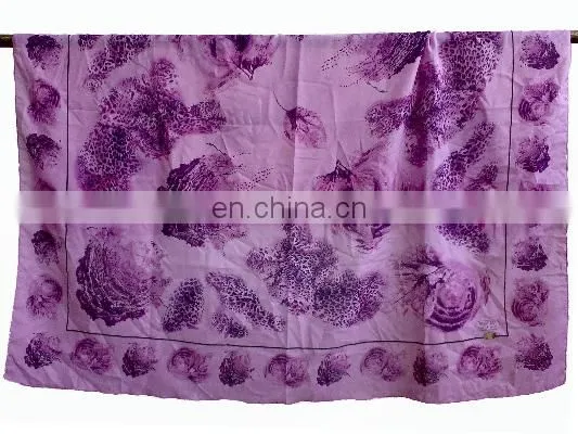 Printed Fashion Muslim Women Polyester Turkey-chiffon Square Head Scarf photo-3