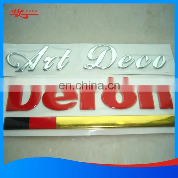 Self-adhesive 3D Soft Logo for Car Body Decoration photo-4