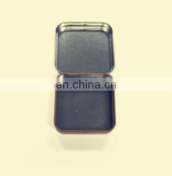 Hot Sale Small Condom Tin Box With Hinge photo-2