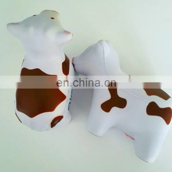 Hot Sale High Quality PU Stress Ball Cow Shape/PU Funny Cow Toy/customed PU Promotional Gift Cow photo-4