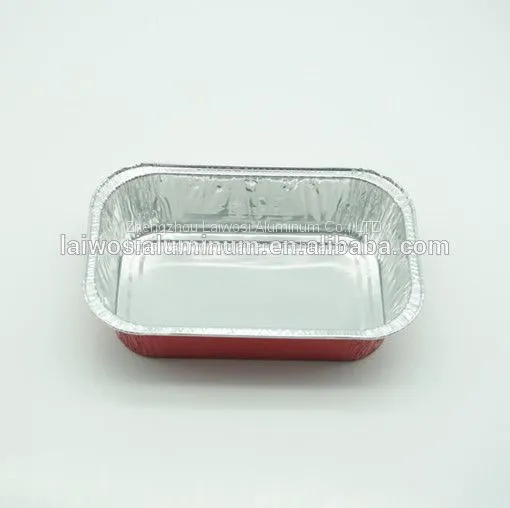 Coated Food Grade Airline Catering Aluminum Foil Containers/tray/box photo-2
