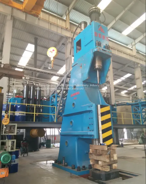 4 Tons C Type of Hydraulic Forging Hammer for Open Die Forging photo-3
