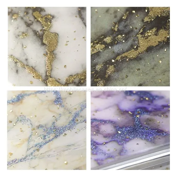 Sublimation Phone Case Marble Epoxy Phone Case With Glitter Powder IMD Phone Case Mobile Case Mobile Cover photo-3
