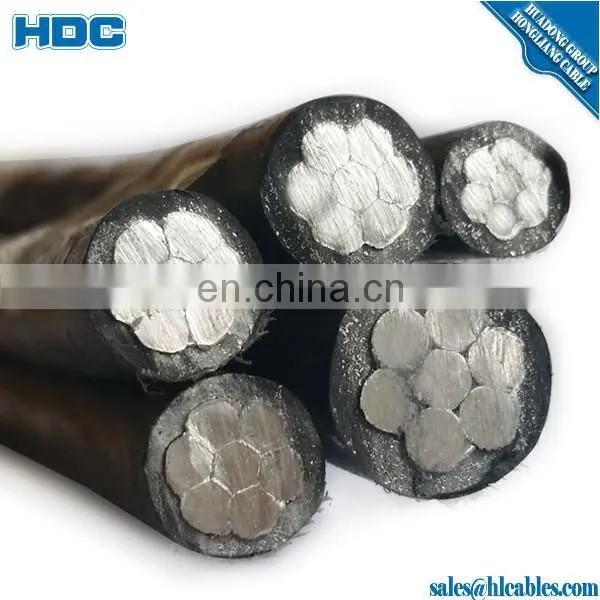 0.6/1kV LXS Overhead ALMELEC Cable Black XLPE Insulation NP 3528 Standard 4X25+16mm2 Price photo-6