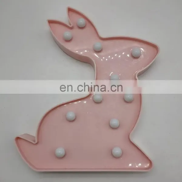 Easter Rabbit Marquee LED Light For Home Decoration photo-3