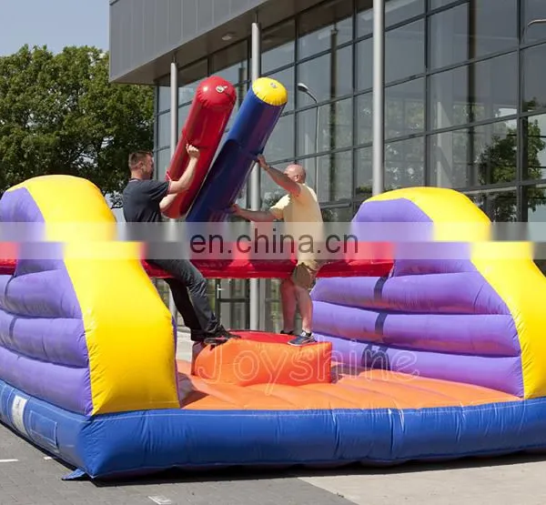 Inflatable Pillow Bash Jousting Wipeout Game Interactive Gladiator Joust Pole Games photo-3