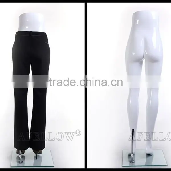 Glossy White Torso Female Trousers Mannequins photo-2