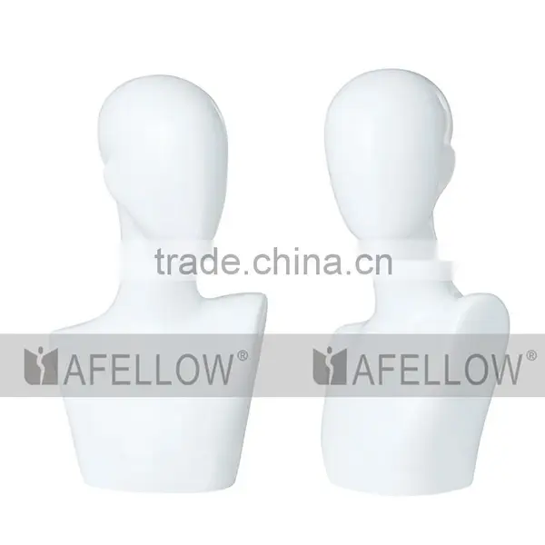 Plastic Head Mannequin White Blak Red Color Can Chosse Cheap Head H1086 photo-3