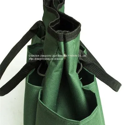 High Quality Oxford Handbag Tote Open Garden Tool Set With Bag Bucket Green for Storage photo-4