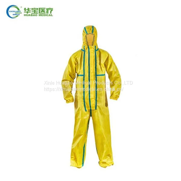 FC3-2001 Chemical Protective Coverall Acid Resistant Chemical Protective Coverall Chemical Resistant Coveralls