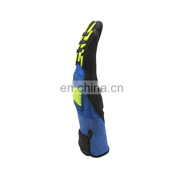 Factory Direct Sale HPPE TPR Shell Cut Resistant Protection Construction Anti Impact Safety Working Gloves photo-5