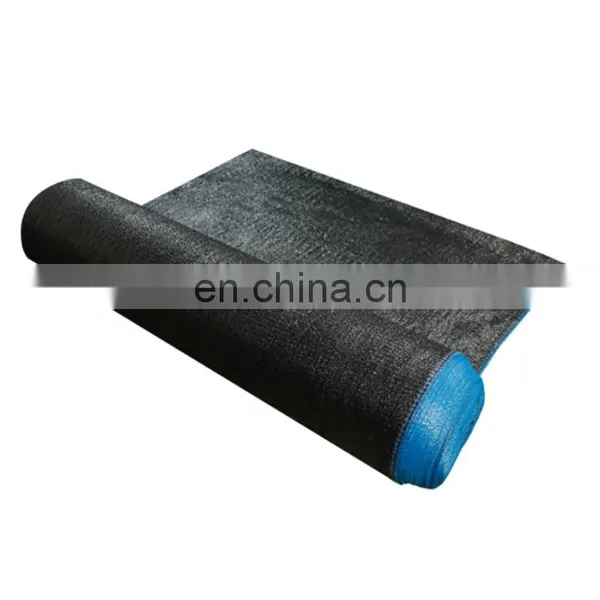 Outdoor 50% 115gsm Black HDPE UV Agricultural Greenhouse Net Round Silk Sun Shade Net