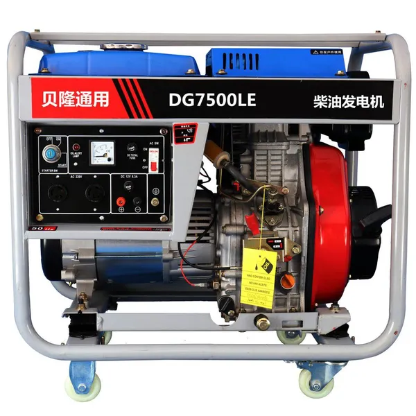 5KW Three Phase 380V Open Frame Diesel Generator With 188F Engine & Pure Copper Alternator