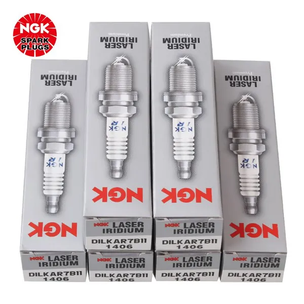 Wholesale Original Genuine NGK Spark Plug Iridium Platinum DILKAR7B11 1406 Car Engine Spark Plug for HONDA photo-4