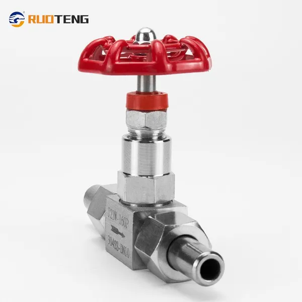 [RUOTENG] J23W Heavy Duty High Pressure Stainless Steel 304 Welded Globe Valve/ Neelde Valve photo-4