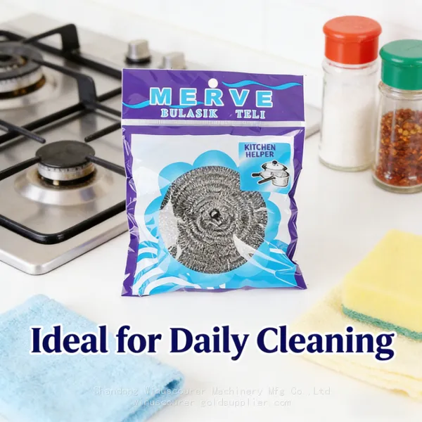 50g Large Kitchen Cleaning Stainless Steel Scourer Ball Durable and Stain Resistant Scourer photo-4