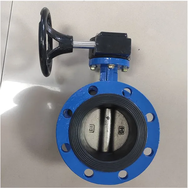 PN10/PN16 Cast Steel/stainless Steel Flange Connection Butterfly Valve photo-3