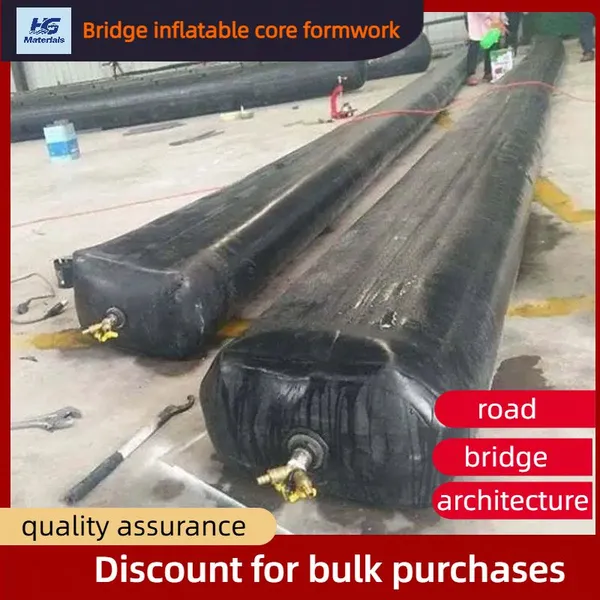 Reuse Bridge Наклонный воздушный пузырь для тоннельного бокового канала, изготовленный из антиультрафиолетового резина с надувным внутренним ядром