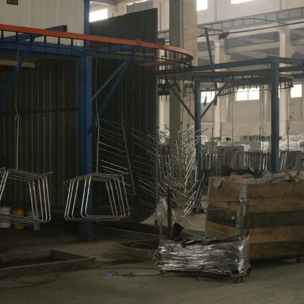 Automatic Electrostatic Powder Coating Spraying Line for Automotive Wheel Rims and Aluminum Profiles photo-4