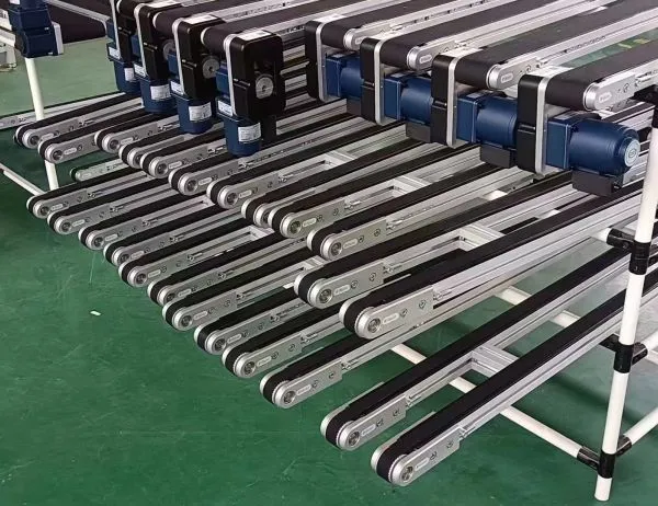 MT40 Timing Belt Conveyor With Aluminum Profile Frame, Industrial Automated Conveying Equipment photo-5