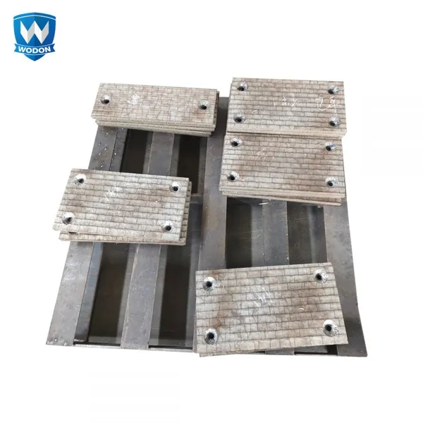 Weld Overlay Chromium Carbide Wear Liner Bimetallic Clad Steel Liner Plate