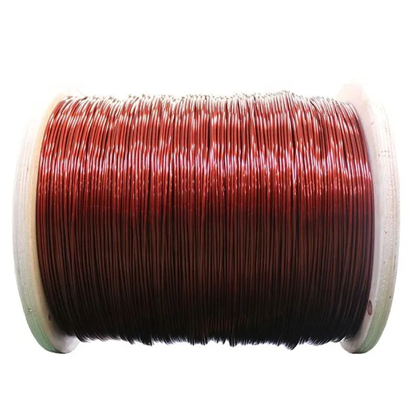 Fabricantes de cables de cobre esmaltados SWG AWG, alambre de cobre redondo esmaltado eléctrico para bobinas de voz