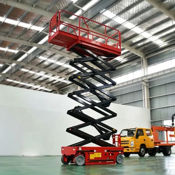 Capacity 450kg 6m 8m 10m 12m 14m Aerial Work Platform Mobile Electric Scissor Lift photo-4