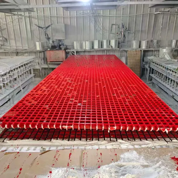 Social Security Center FRP Grating Wear Dust Resistant Anti Slip Public Service Hall Panel