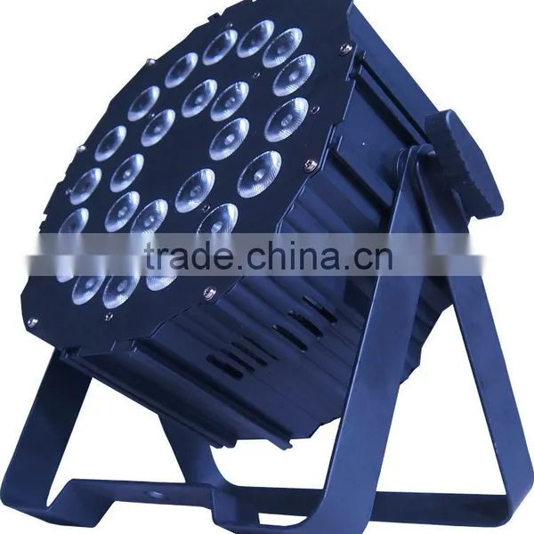 Cheaper NEW Round Brightness 24x12W 6in1 RGBWA UV Slim LED Flat Par Light Stage Lighting photo-6