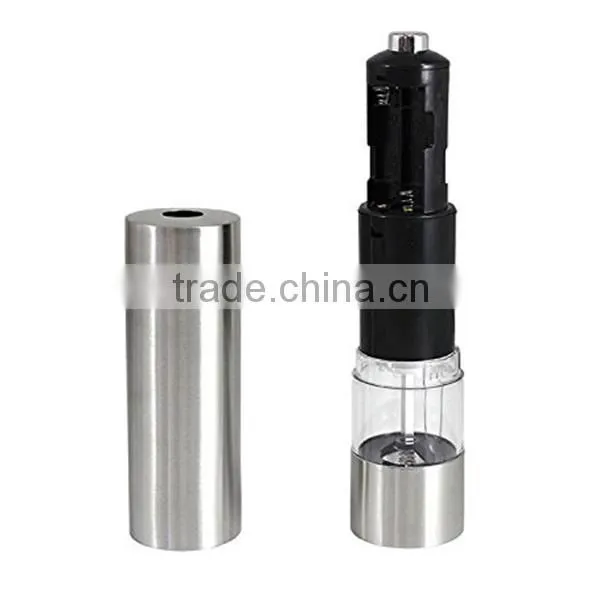 Amazon Top Seller Automatic Stainless Steel Spice Pepper Salt Grinders photo-2