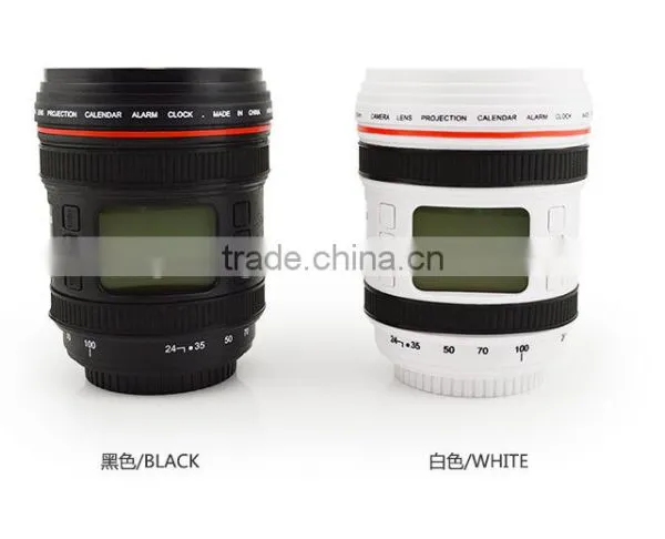 2 Colors Star Camera Lens Projector Digital Alarm Clock/star Projector Alarm Clock photo-2